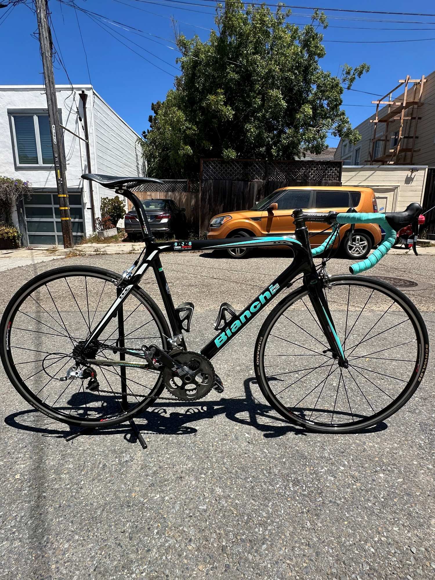 bianchi carbon road bike 9-2-8 928 Frameset Preowned Bianchi 928 Carbon Road